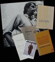 Lot of 6 signed Robert Creeley items