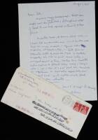 Autograph letter signed by Ginsberg to John Doss