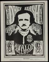 Daily Flash concert/dance flier with Edgar Allan Poe artwork