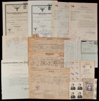 Large archive of letters, documents, photographs, and other material relating to the life and family of Alfred Schnurmann, a German Jew who managed to emigrate from Germany in 1940, with much correspondence from family members in Palestine and the new sta