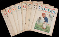 The American Golfer, The Sport Pictorial - 8 issues, with covers by James Montgomery Flagg