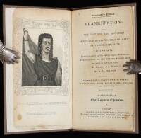 Frankenstein; or, The Man and the Monster! A Peculiar Romantic Melo-Dramatic Pantomimic Spectacle, in Two Acts. Founded principally on Mrs. Shelley’s singular Work, entitled. “Frankenstein; or, The Modern Prometheus;” and partly on the French Piece, “Le M