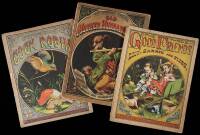 Lot of 3 Chromolithograph children's Books