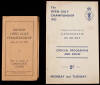 The Open Golf Championship 1953. Played over the Links of Carnoustie 6th-10th July. Official Programme and Draw [with] Plan in Colour of Carnoustie Course