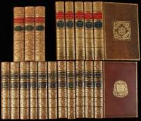 Lot of 19 finely bound volumes