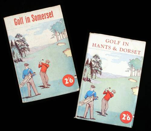 Lot of 2 English golf course guides