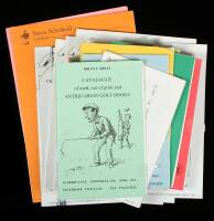 Collection of 66 golf catalogues from various retailers/dealers