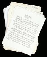 Collection of 111 golf catalogues/typed lists from various retailers/dealers