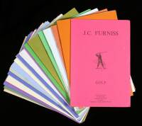 Run of 27 J.C. Furniss golf catalogues