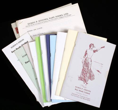 Collection of 16 Eldon Steeves golf catalogues