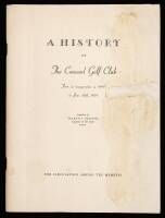 A History of the Concord Country Club, 1899-1939