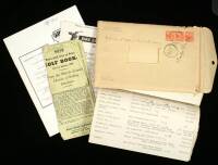 Lot of 4 ephemera items