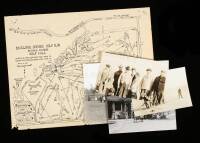 Set of 4 photos & map of Excelsior Springs Golf Club course