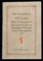 The Mechanics of a Golf Swing and the Technique of the Contestants at Oakmont, Pittsburgh Open Tournament, 1927