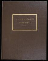 Alastair J. Johnston Library of Golf, 1566-1997