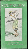 The Rules of Golf as Approved by The Royal and Ancient Golf Club of St. Andrews in 1899. With Ruling and Interpretations by the Executive Committee of the United States Golf Association in 1900