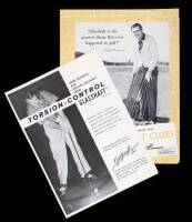 Lot of 2 Glasscraft Clubs by Golfcraft advertising items