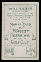 Map and Routes to Forest Preserve and Golf Clubs within 50 Miles of Chicago