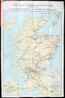 Map and List of Golf Courses of Scotland on the LMS