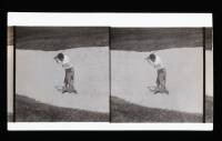 Series of 8 original stereoptican photographs featuring Willie McFarland