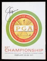 53rd [PGA] Championship, PGA National Golf Club, February 22-28, 1971 [Official Program]