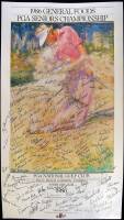 Official 1986 PGA Senior Championship poster, signed by nearly all the contestants