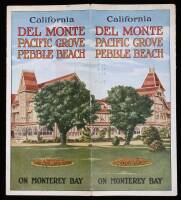 California: Del Monte, Pacific Grove, Pebble Beach on Monterey Bay - brochure
