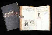 Two golfing diary/scrapbooks of R. Otto Probst, 1942 & 1950