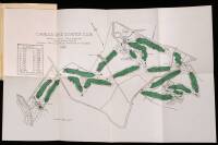 Plan of Golf Course, Charles River Country Club, Newton Centre, Mass.