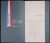 Dinner menu booklet for 1963 Ryder Cup