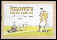 Shanks's Mowers & Rollers for Golf Courses, 1925