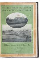 Thirty-First National Open [Golf] Championship, USGA, Played on the Links of Oakmont Country Club, Oakmont, Pennsylvania, June 14-16, 1927. Souvenir Book [Official Program]