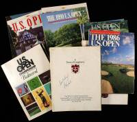 Lot of 9 U.S. Open Golf Programs & 1 Senior Open Program