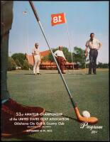 53rd Amateur [Golf] Championship of the USGA, Oklahoma City Golf & Country Club, September 14-19, 1953, Official Program