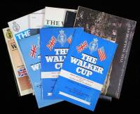 Lot of 10 Walker Cup official souvenir programs