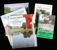 Lot of 5 golf books: club histories, etc.