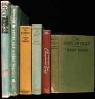 Lot of 6 classic golf books