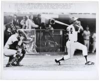 34 photographs of Hank Aaron in his pursuit and overtaking of Babe Ruth's home run record