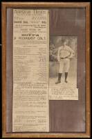 American Theatre playbill for "A Runaway Colt" starring Cap Anson