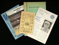 Lot of 16 Miscellaneous Baseball Pamphlets, etc.