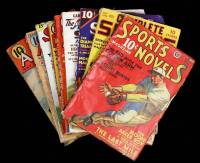 Lot of 9 baseball themed dime novels