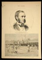 6 Baseball Related Magazine Large Format Prints 1874-1904