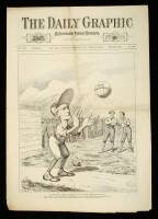 Collection of 36 nineteenth century newspapers
