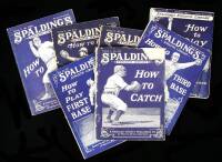 7 Volumes on How to Play Baseball from Spalding's Athletic Library