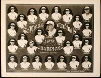 St. Louis Cardinals 1928 Presentation Team Photo