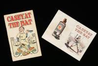 Casey at the Bat - two advertising pamphlets for Lash's Bitters