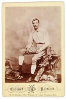 Cabinet card photograph of Jimmy Wood