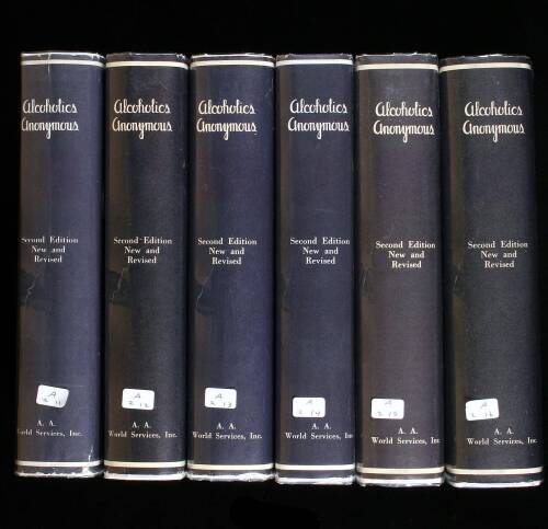 Collection of 6 Second Edition Alcoholics Anonymous books