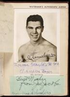Album of autographs collected by Geary Steffen, aka Willie Ritchie, Jr.