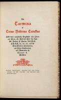 The Carmina of Caius Valerius Catullus